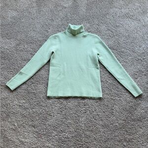 Mint Green Turtleneck Sweater
